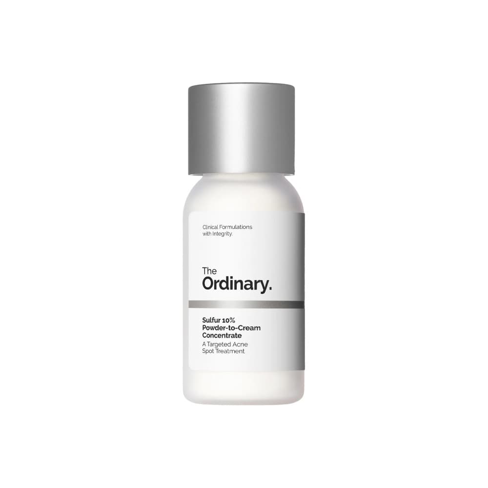 Sulfur 10% Powder-to-Cream Acne Spot Treatment The Ordinary